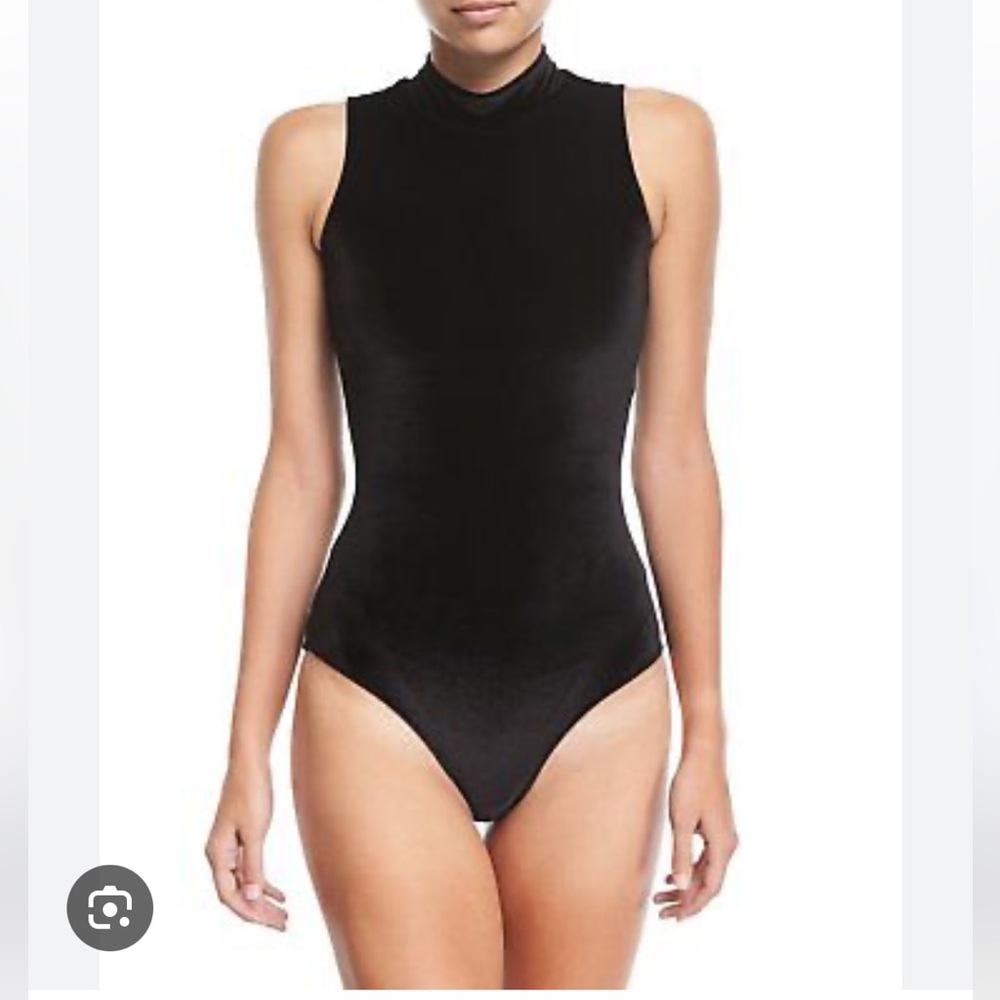 COVER Black Velvet Sleeveless One-Piece Swimsuit SPF 50 Sz Women’s Small NWOT
